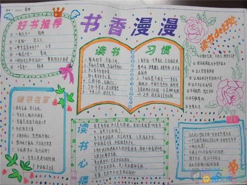 关于读书主题的手抄报
