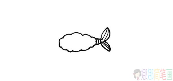 炸虾简笔画,油炸虾球简笔画