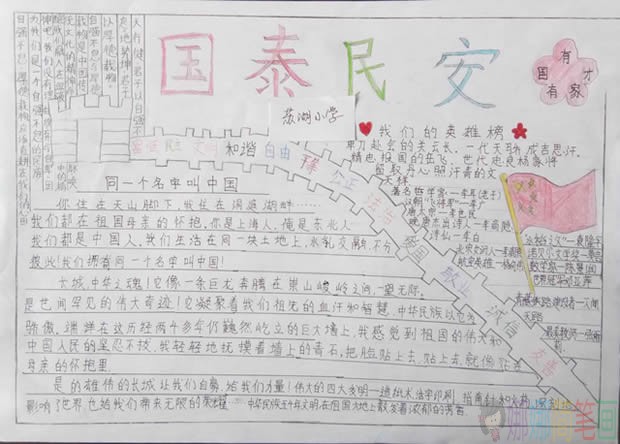 简单好看的文明小城市手抄报图片,小手拉大手文明出行