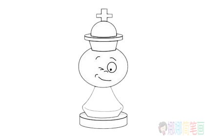 国际象棋简笔画步骤,国际象棋简笔画图片大全