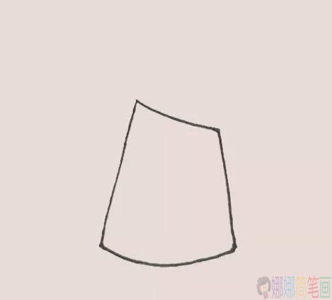 卡通版竹笋简笔画画法步骤图解教程