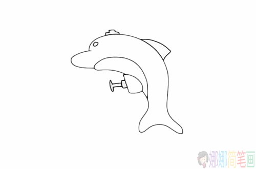 水枪玩具简笔画步骤,玩具枪图片大全