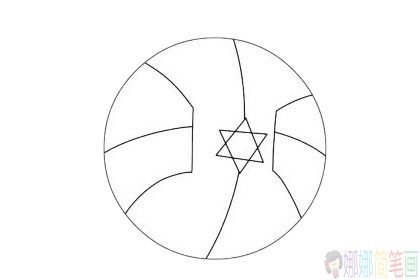 篮球简笔画步骤,篮球简笔画图片大全
