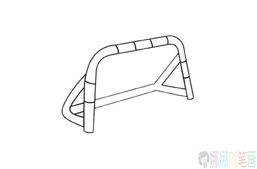 足球门简笔画步骤,足球门简笔画图片大全