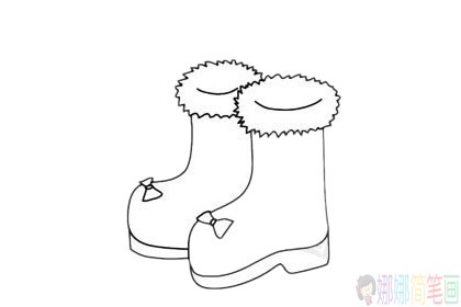 鞋子简笔画步骤,鞋子简笔画图片大全