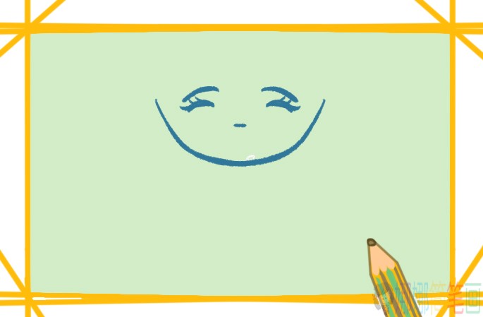 微笑的女生简笔画要怎么画