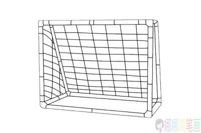 足球门简笔画步骤,足球门简笔画图片大全