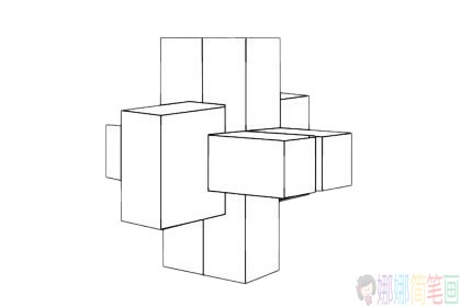 积木简笔画步骤,积木简笔画图片大全