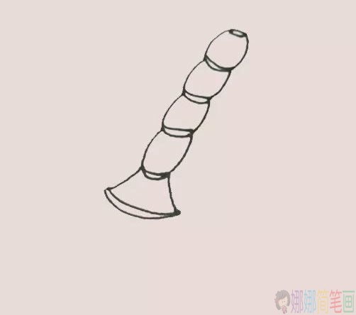 扫把简笔画画法,扫把简笔画步骤