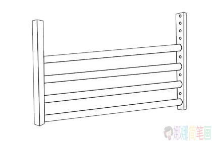 跨栏简笔画步骤,跨栏简笔画图片大全