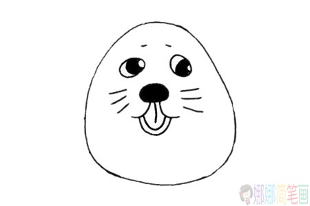 简单的海豹简笔画步骤,海豹简笔画图片大全