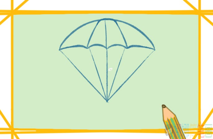 红蓝空投简笔画图片教程