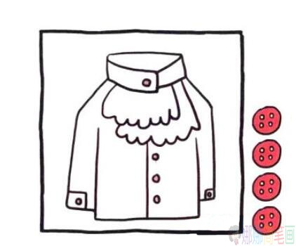 长袖礼服简笔画教程