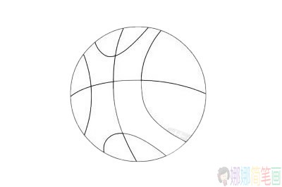篮球简笔画步骤,篮球简笔画图片大全
