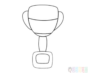 奖杯简笔画步骤,奖杯简笔画图片大全