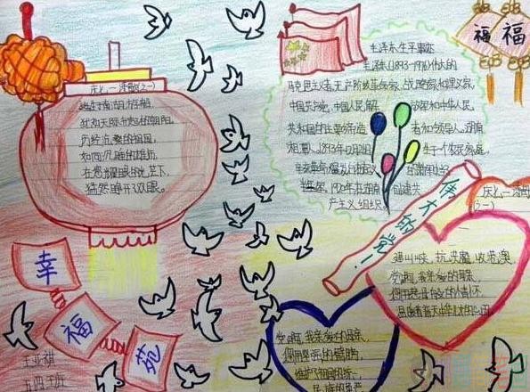 建党节手抄报美术作品