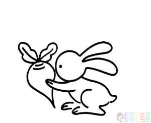 小白兔怎么画,小白兔简笔画