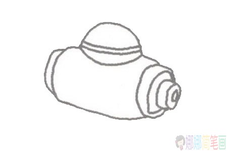 北斗卫星简笔画图片