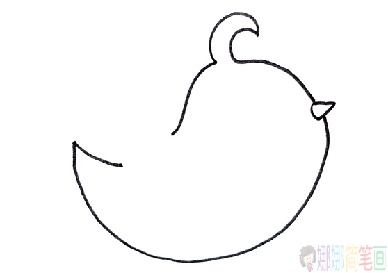 喜鹊简笔画绘画步骤教程