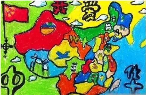 国庆节幼儿绘画图片