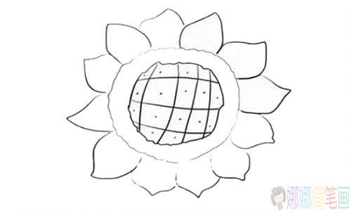 向日葵儿童简笔画图片大全