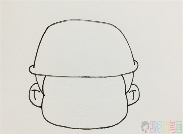 特种兵儿童简笔画