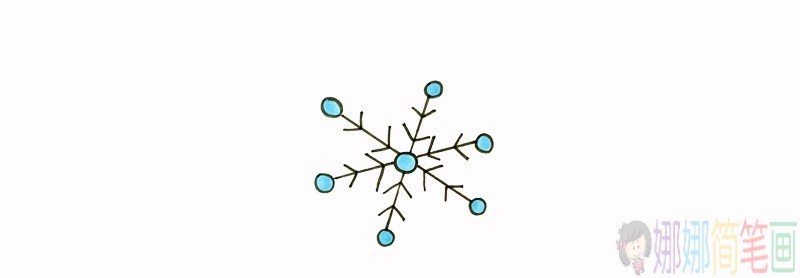雪花简笔画图片大全