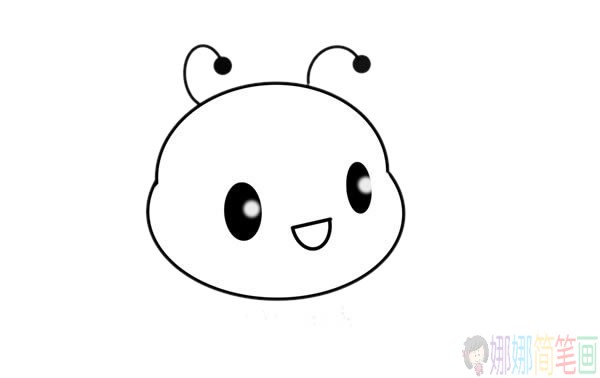 Q版小蜜蜂简笔画图片