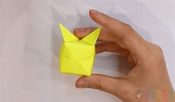 皮卡丘折纸教程图解