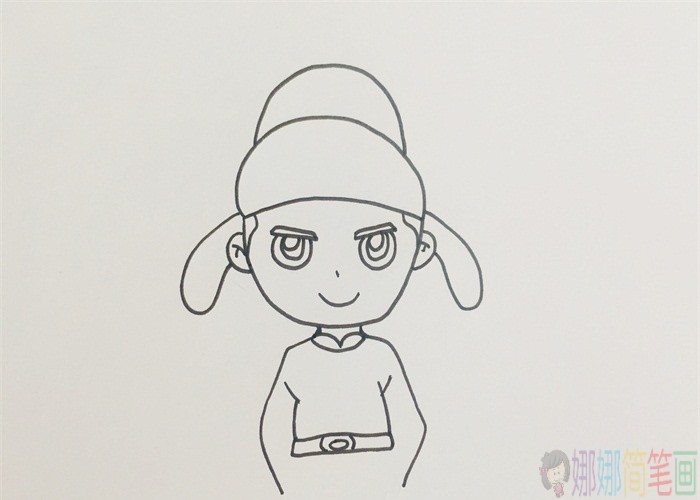 诗人李白简笔画