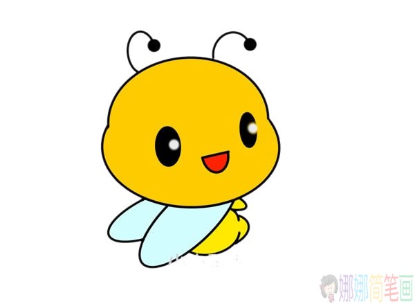 Q版小蜜蜂简笔画图片