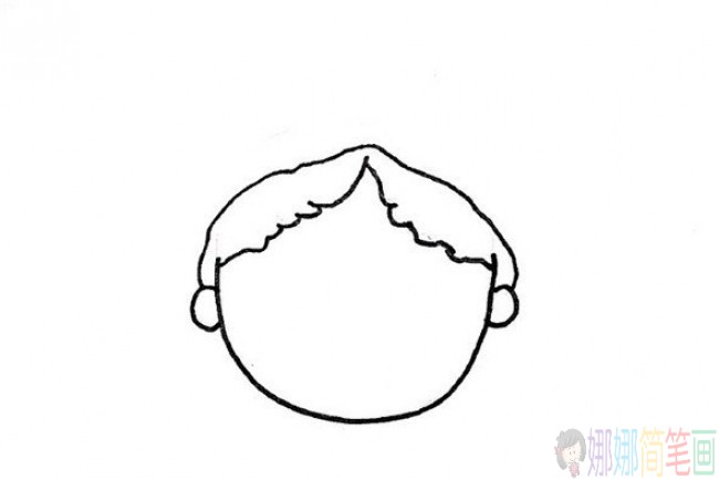 卖火柴的小女孩人物简笔画图片
