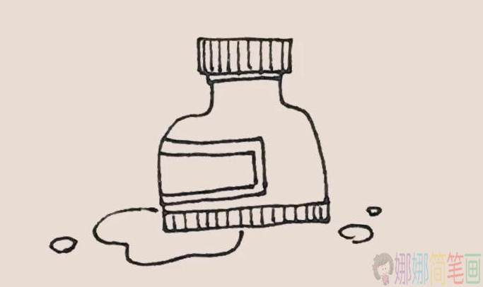 墨水瓶简笔画,墨水瓶怎么画