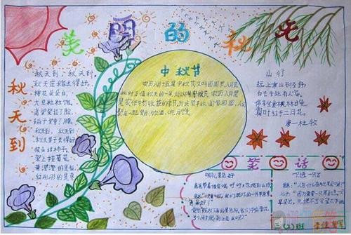 关于中秋节的手抄报