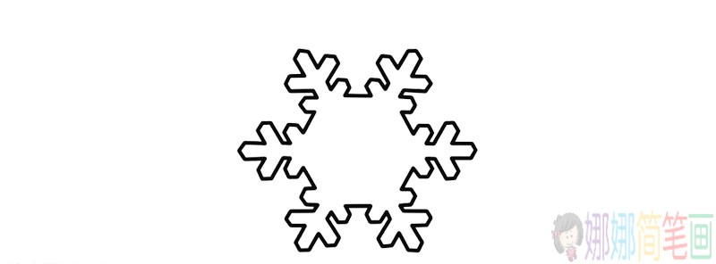 雪花简笔画图片大全