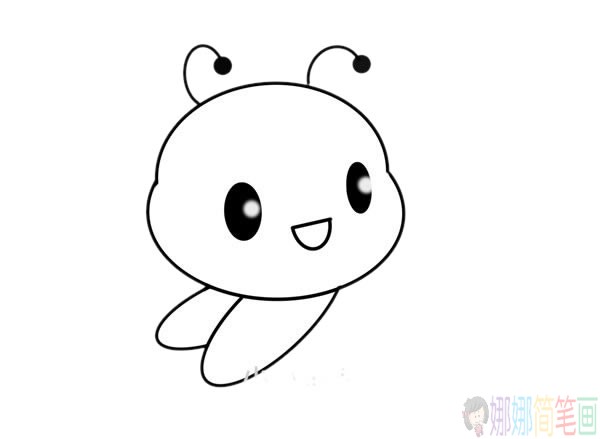 Q版小蜜蜂简笔画图片