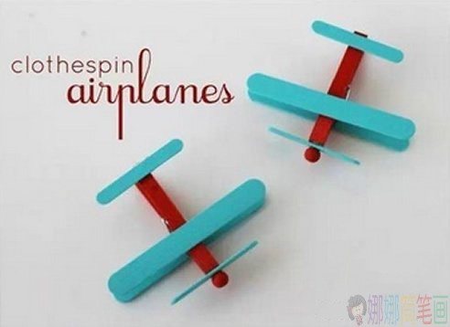 儿童小飞机制作图片 幼儿飞机模型手工制作
