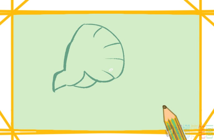 恐龙三角龙儿童简笔画