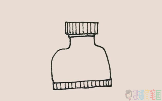 墨水瓶简笔画,墨水瓶怎么画