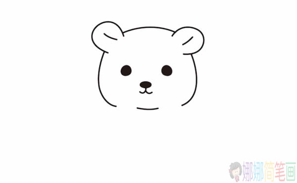 北极熊儿童简笔画教程