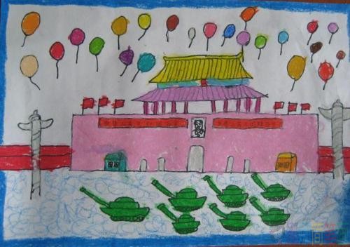 十一国庆节主题儿童绘画作品大全