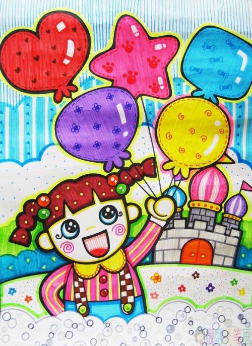 儿童画获奖作品图片大全