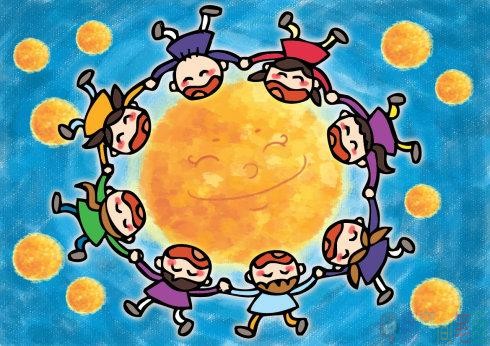中秋节儿童绘画作品大全