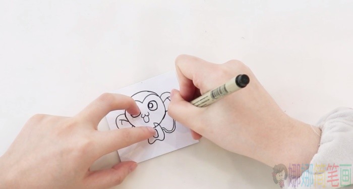小猴子书签手工制作图解