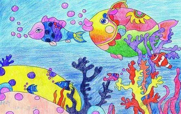 海底世界儿童画图片