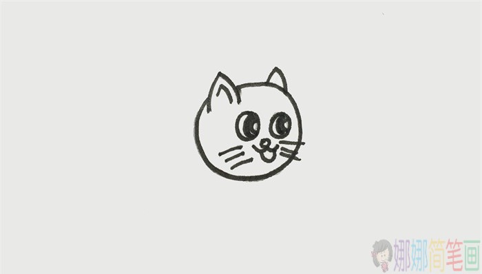 猫捉老鼠简笔画
