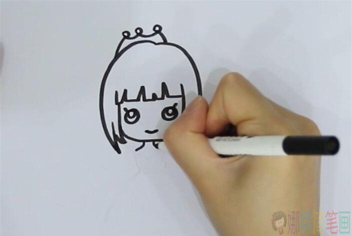 新娘简笔画,新娘怎么画
