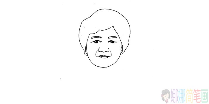 李兰娟院士简笔画画法
