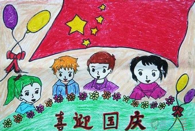 祖国壮美山河儿童画