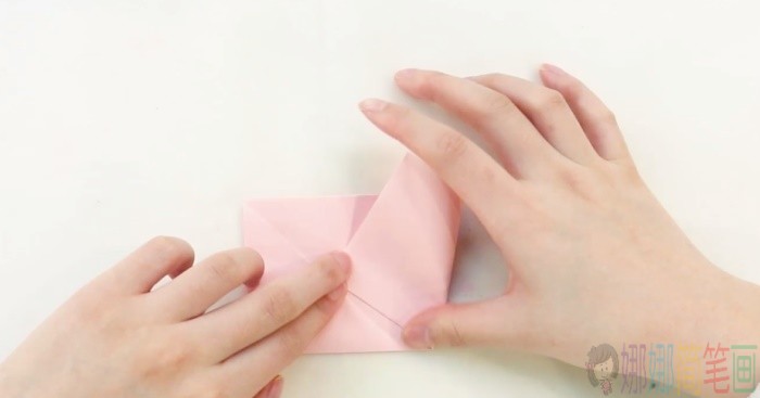 樱花折纸书签制作教程